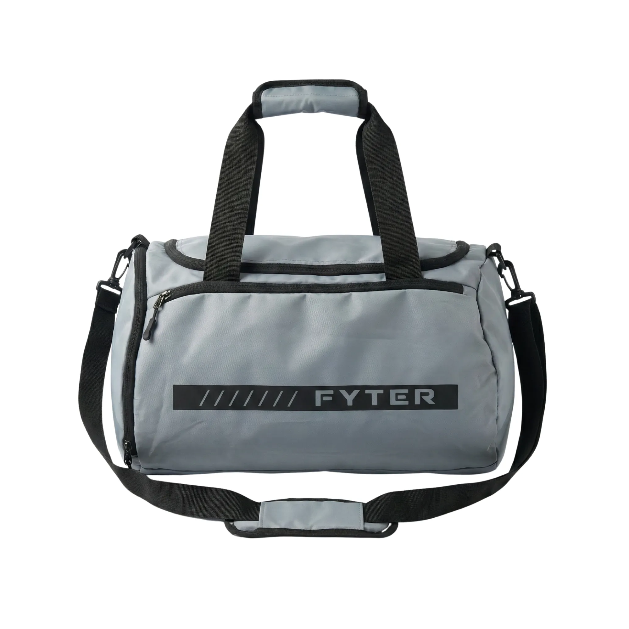 fyter gym bag with shoe compartment black duffle bag with separate shoe storage for gym and travel
