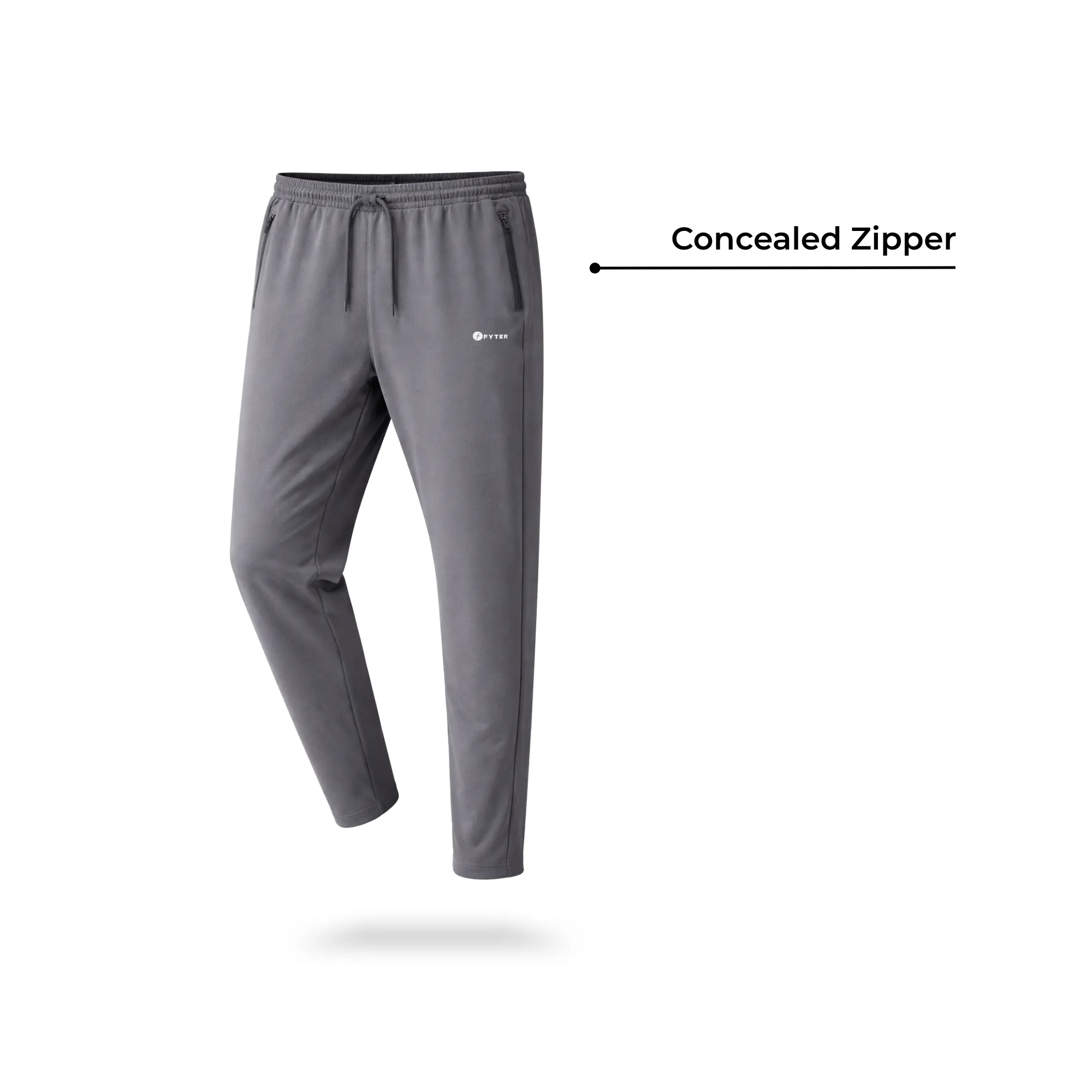 fyter men dri fit track pants combo lightweight 4 way stretch gym running pants pack