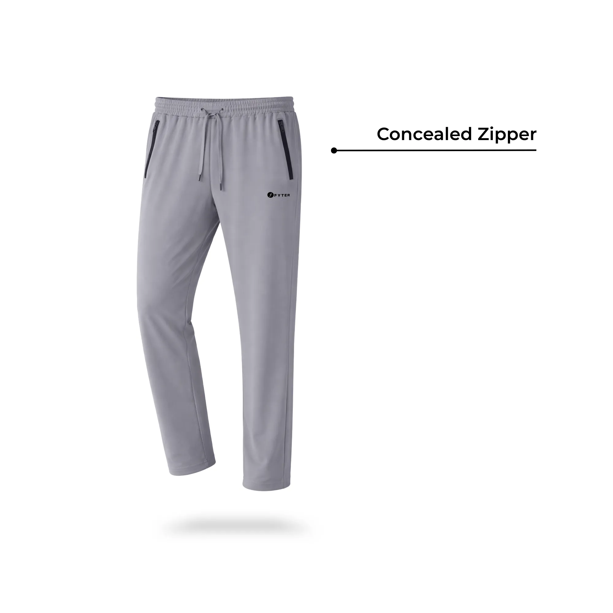 fyter men dri fit track pants combo lightweight 4 way stretch gym running pants pack