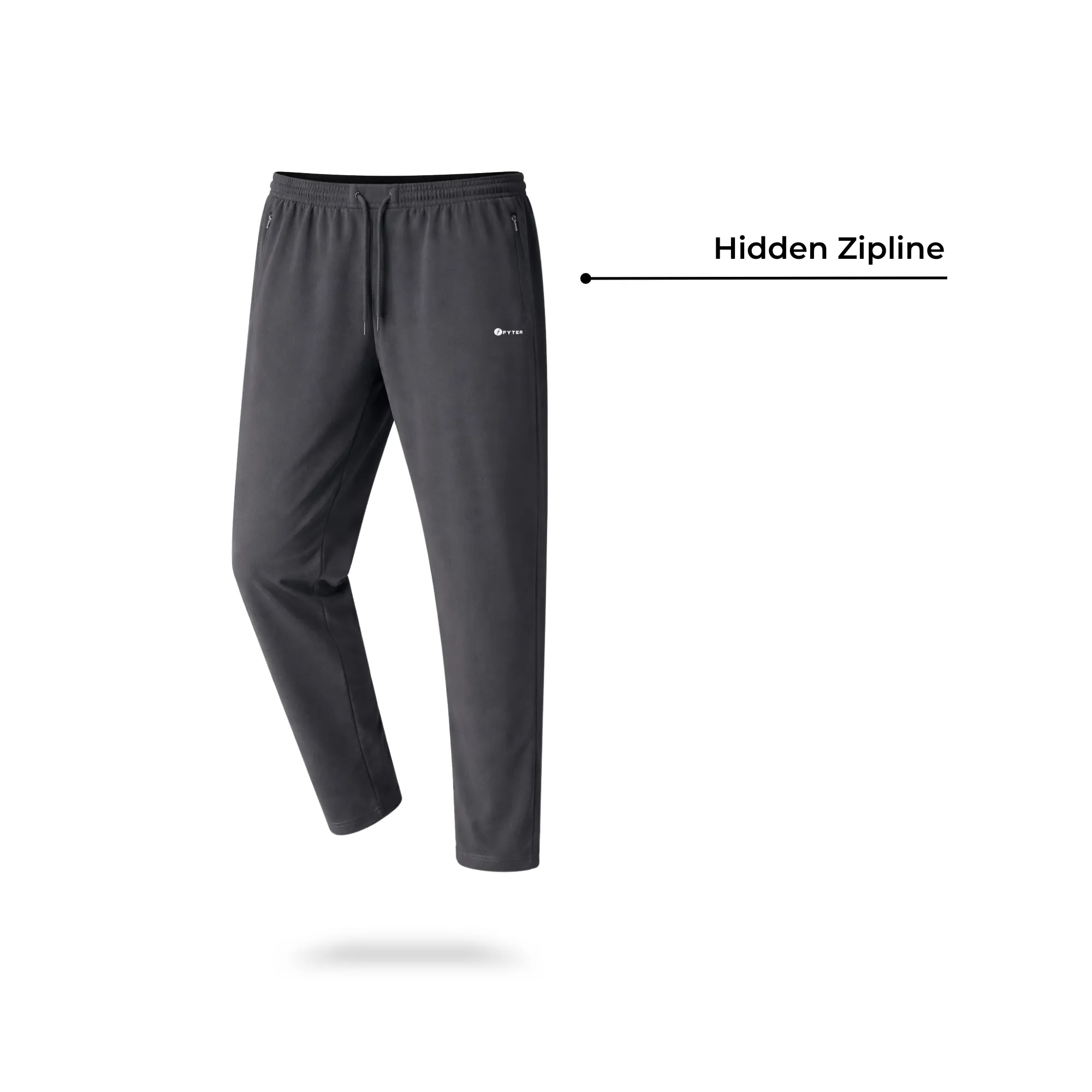 fyter men dri fit track pants combo lightweight 4 way stretch gym running pants pack