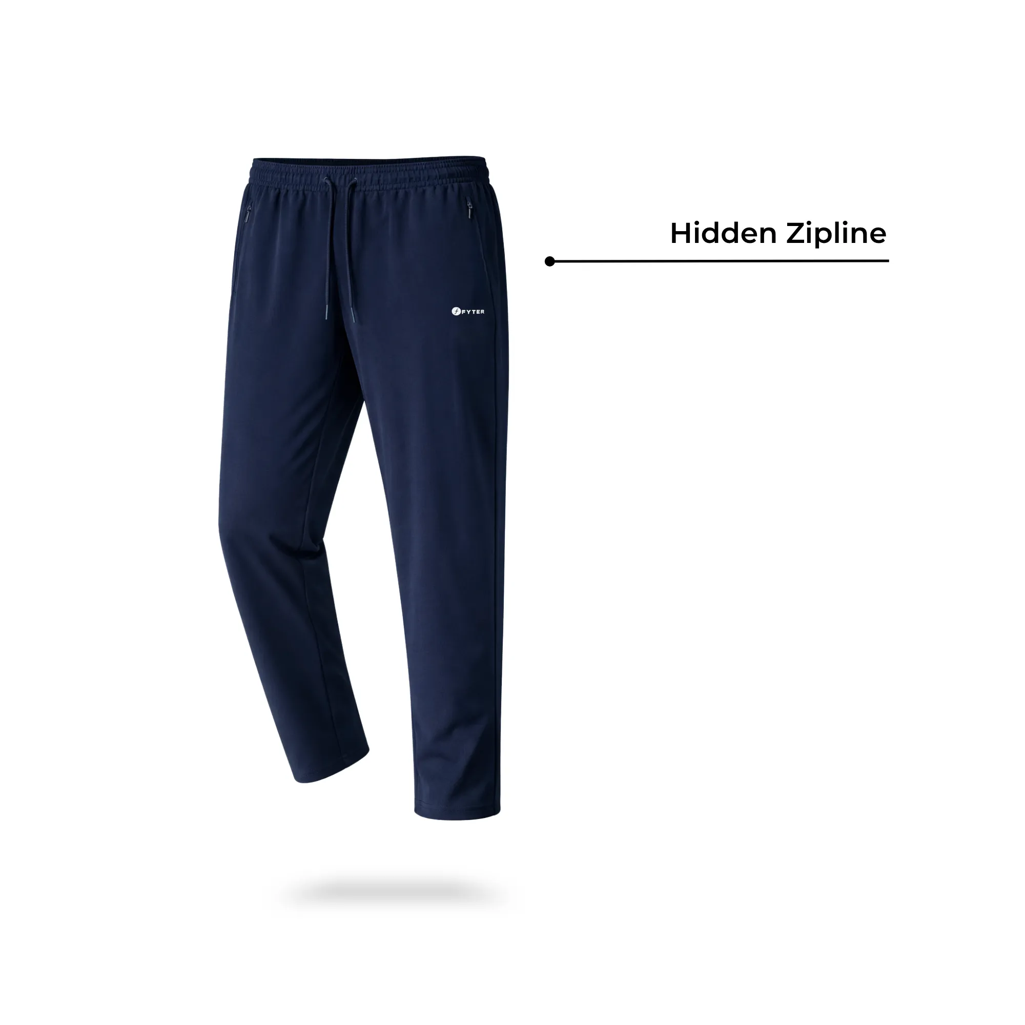 fyter men dri fit track pants combo lightweight 4 way stretch gym running pants pack