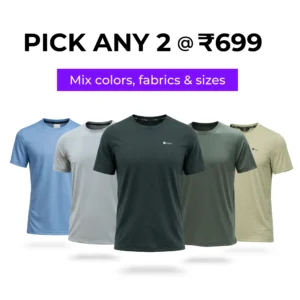 men dri fit t shirt combo offer pick any 2 ₹699 quick dry workout t shirts men