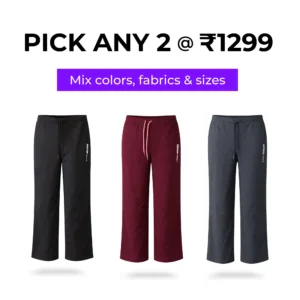 women wide leg pants combo offer pick any 2 ₹1299 relaxed fit casual pants women