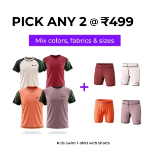 Kids Swim T-shirt & Shorts Combo