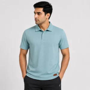 fyter dri-fit polo breathable lightweight men's polo t shirt pastel green activewear