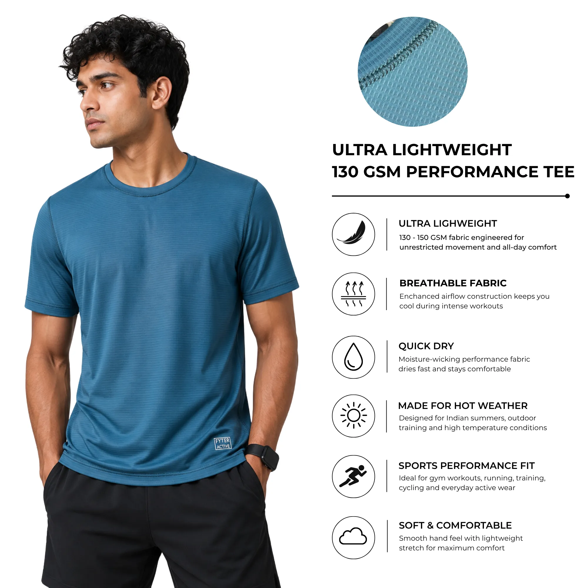 Fyter AirLite 130 GSM Tee - Image 2