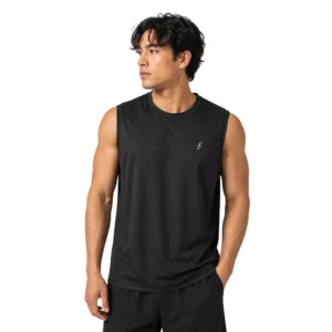 fyter active training tank mens red sleeveless dri-fit sports tank top