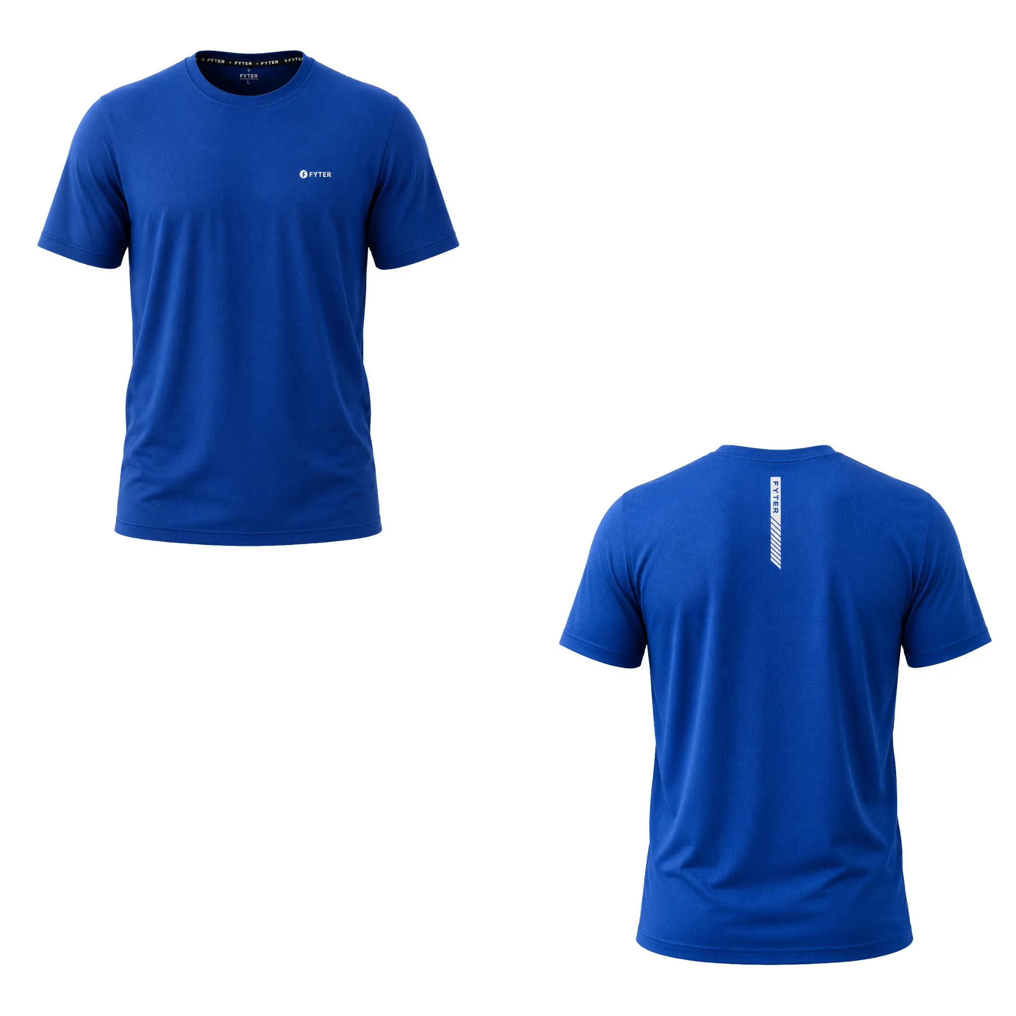 fyter mens active dri fit tee lightweight breathable sports t shirt for gym running and training