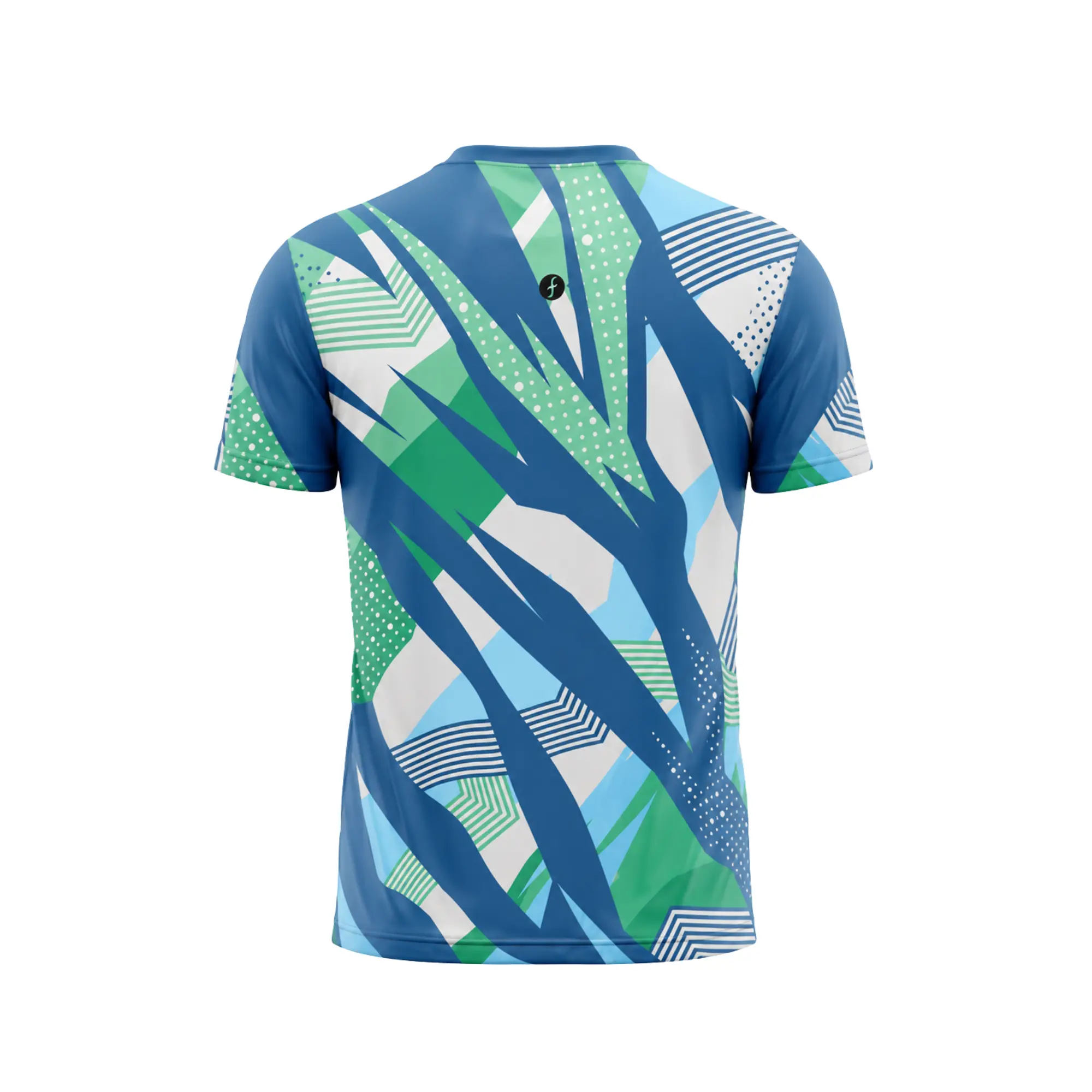 fyter mens sublimation sports tee lightweight dri fit printed sports t shirt for cricket gym and training